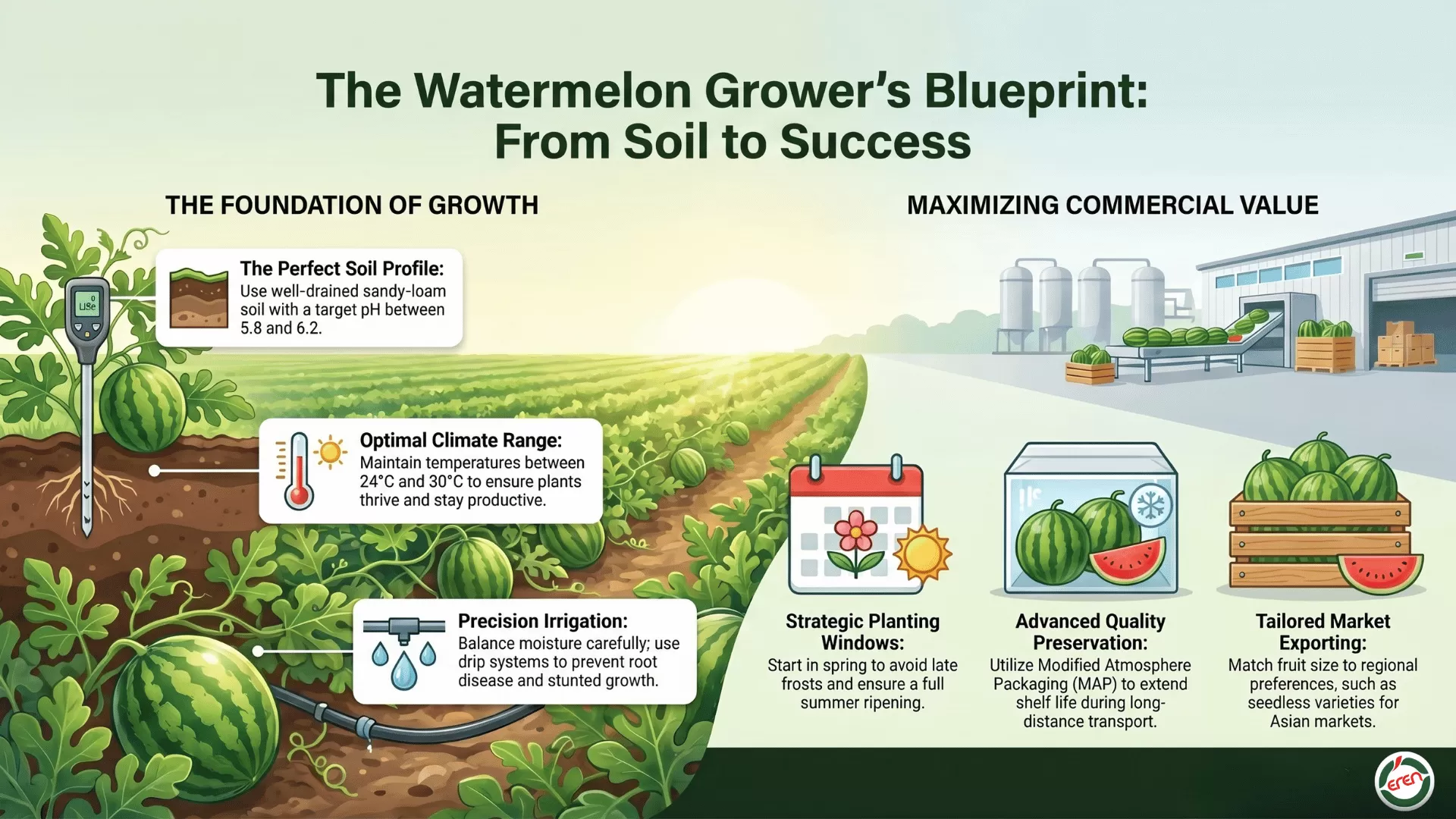 Watermelon Growers' Secrets: Master Watermelon Production with This Guide