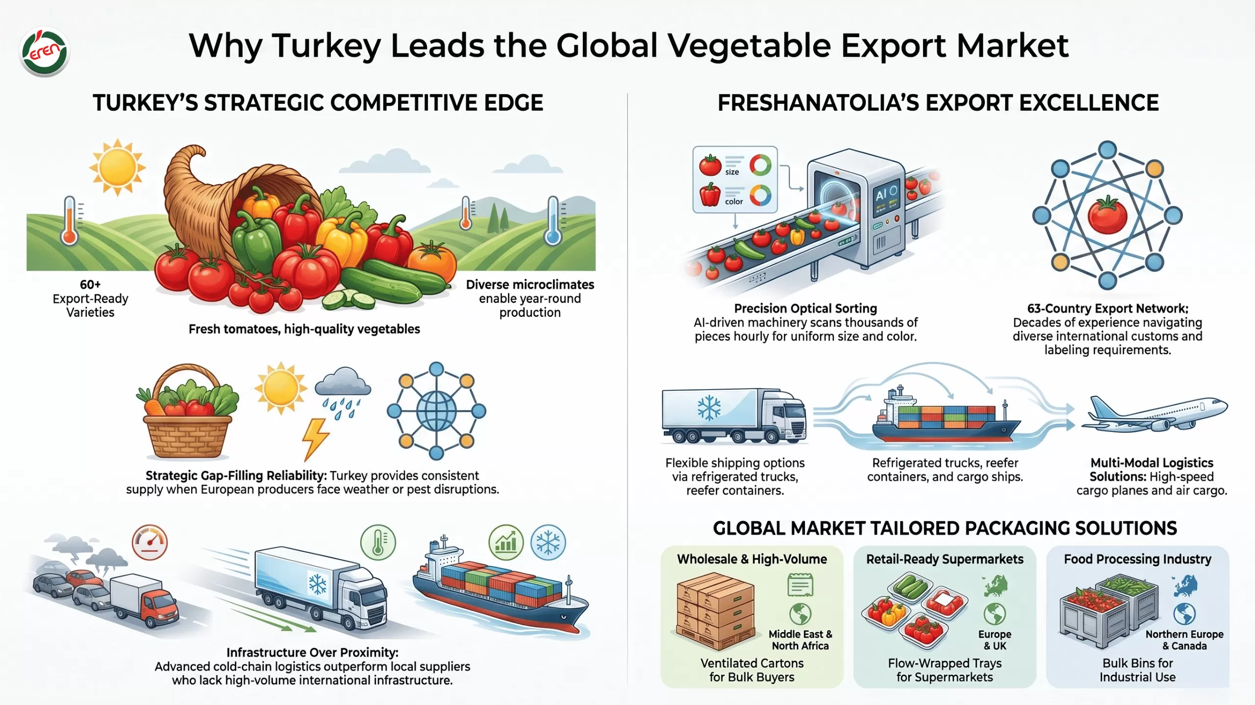 Turkey's Vegetable Export Business: A Complete Global Guide
