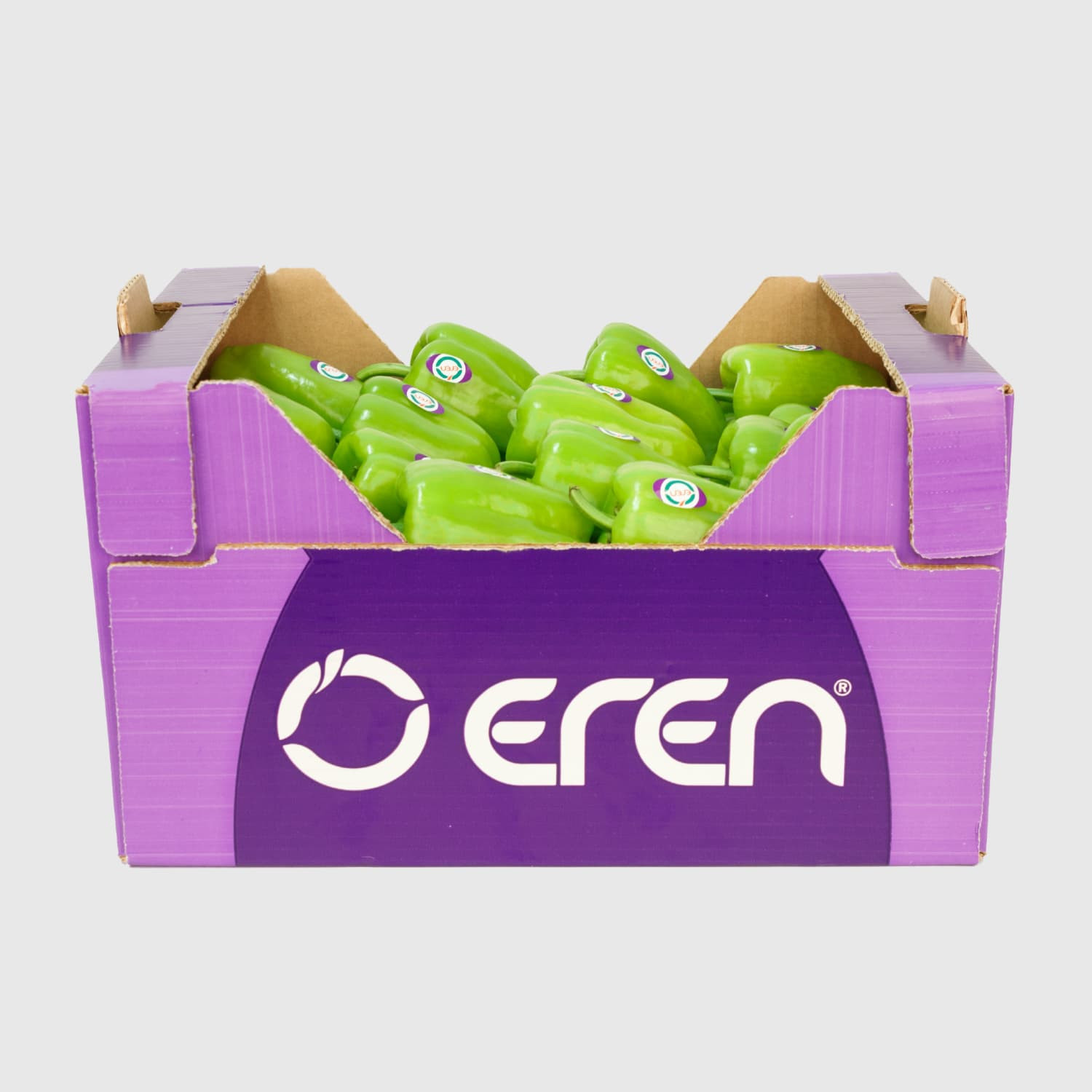 Turkish sweet pepper carton box export packaging - EREN Fresh Produce Supplier