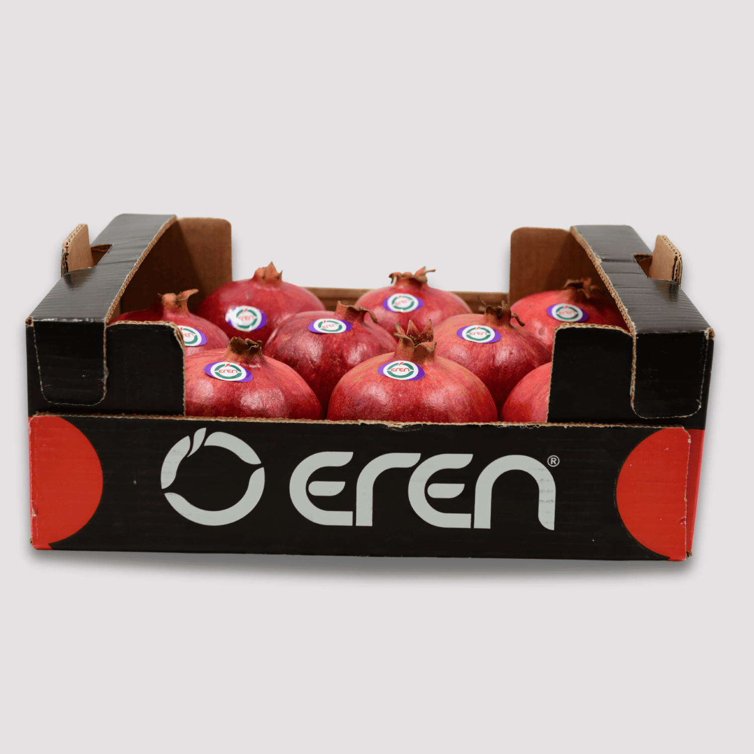 High-Quality Turkish Pomegranates in Export Packaging - EREN