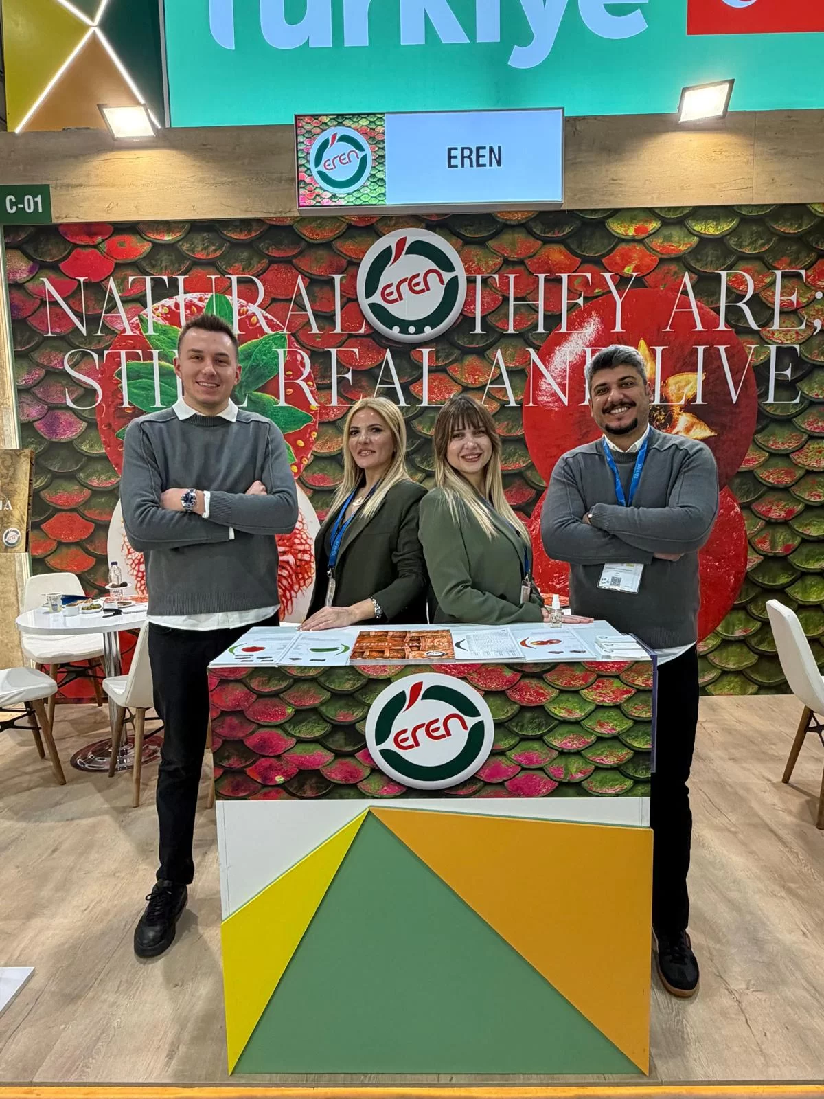 Picture showing our team attending BERLIN FRUIT LOGISTICA 2026 Trade Fair
